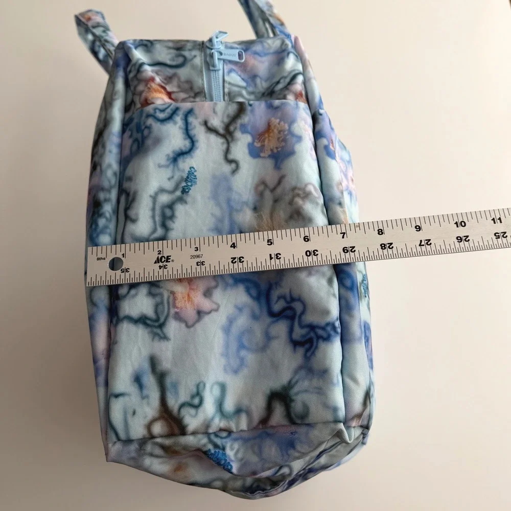 Baggu x Collina Strada NWT Small Cloud Carry On Tote in Blue Thorns Print